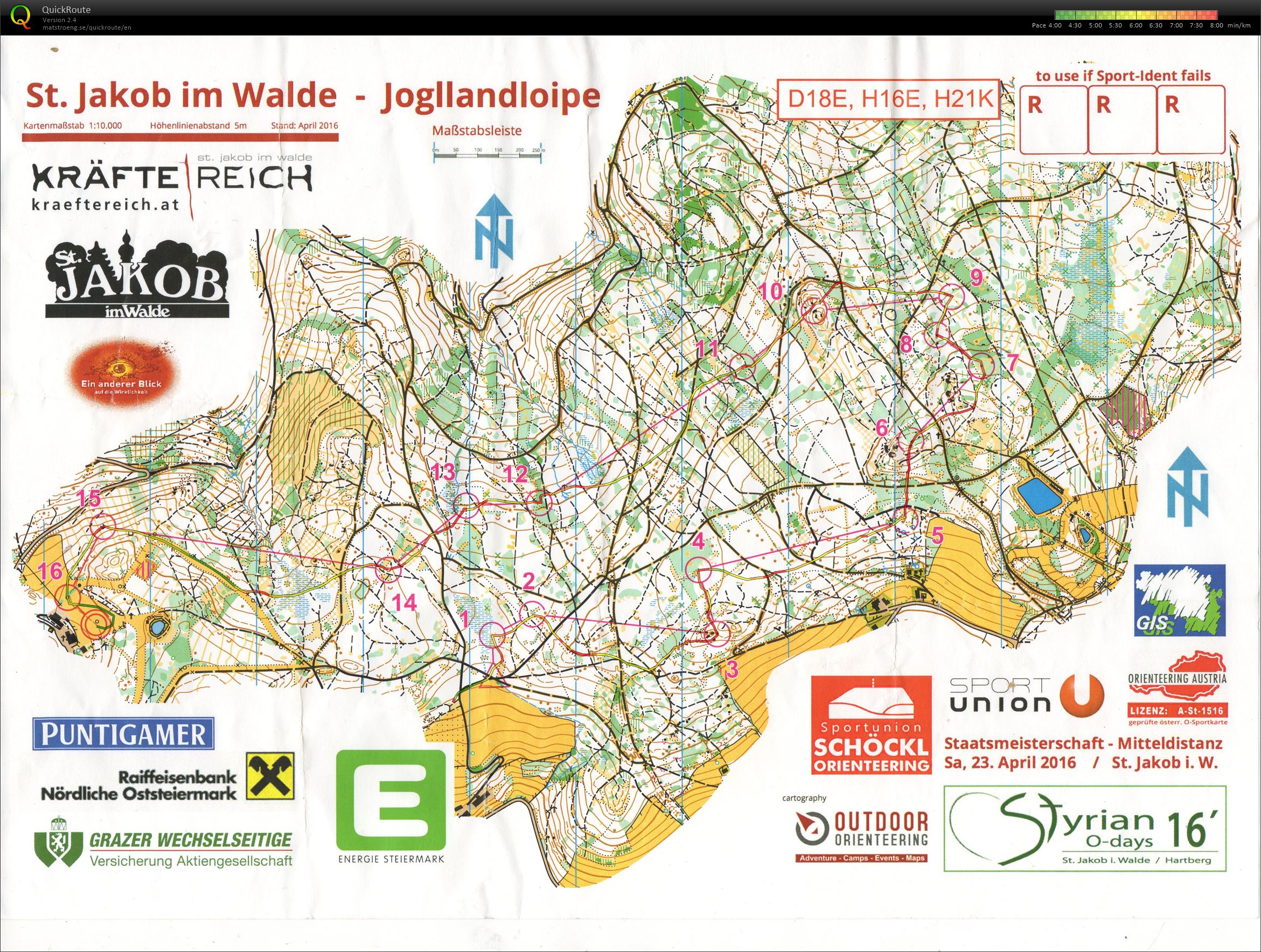 Austrian national championship - middle (23. 04. 2016)