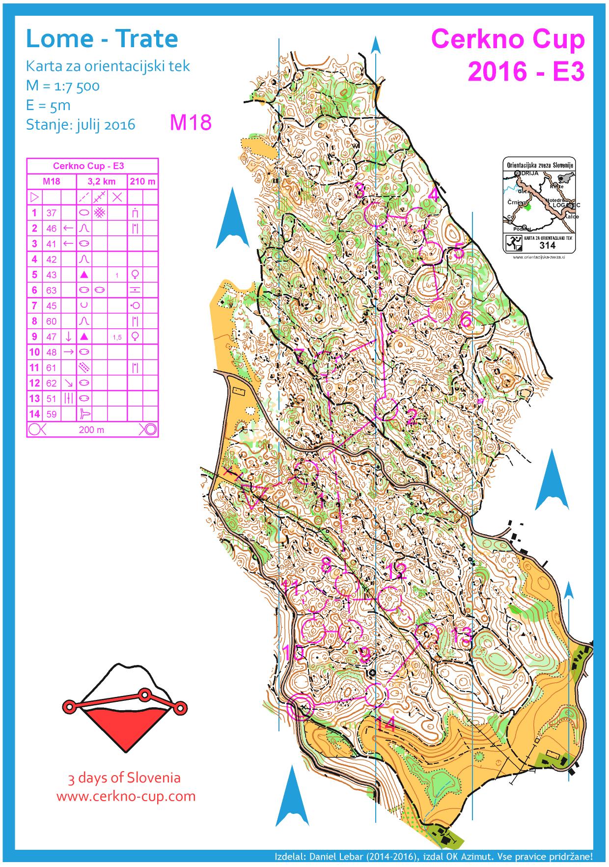 Cerkno Cup - E3 - M18 (24. 07. 2016)
