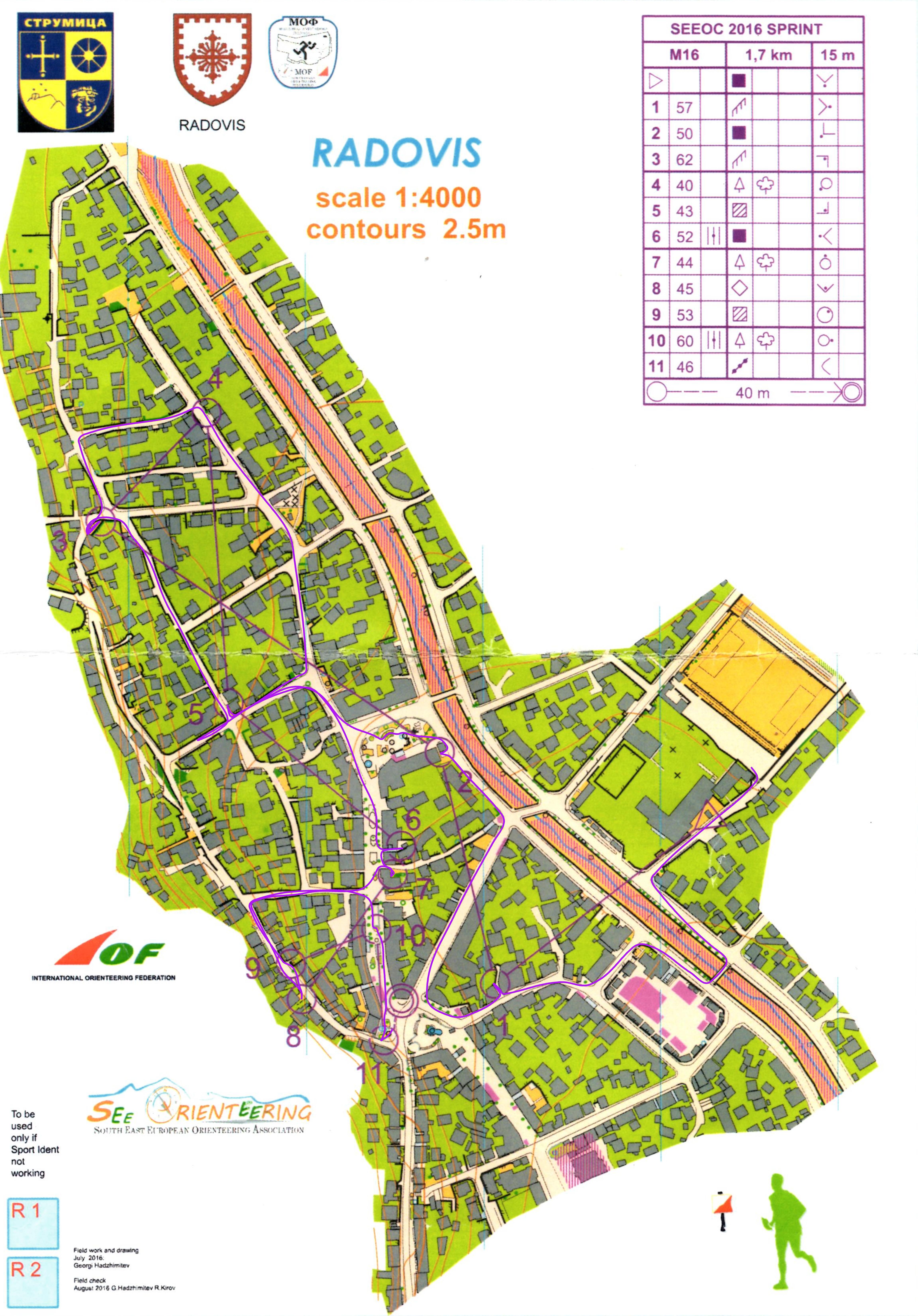 SEEOC 2016 - Sprint (08. 09. 2016)