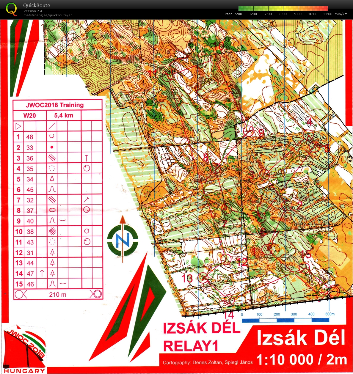 JWOC TK1 Hungary - T2 (29. 10. 2017)