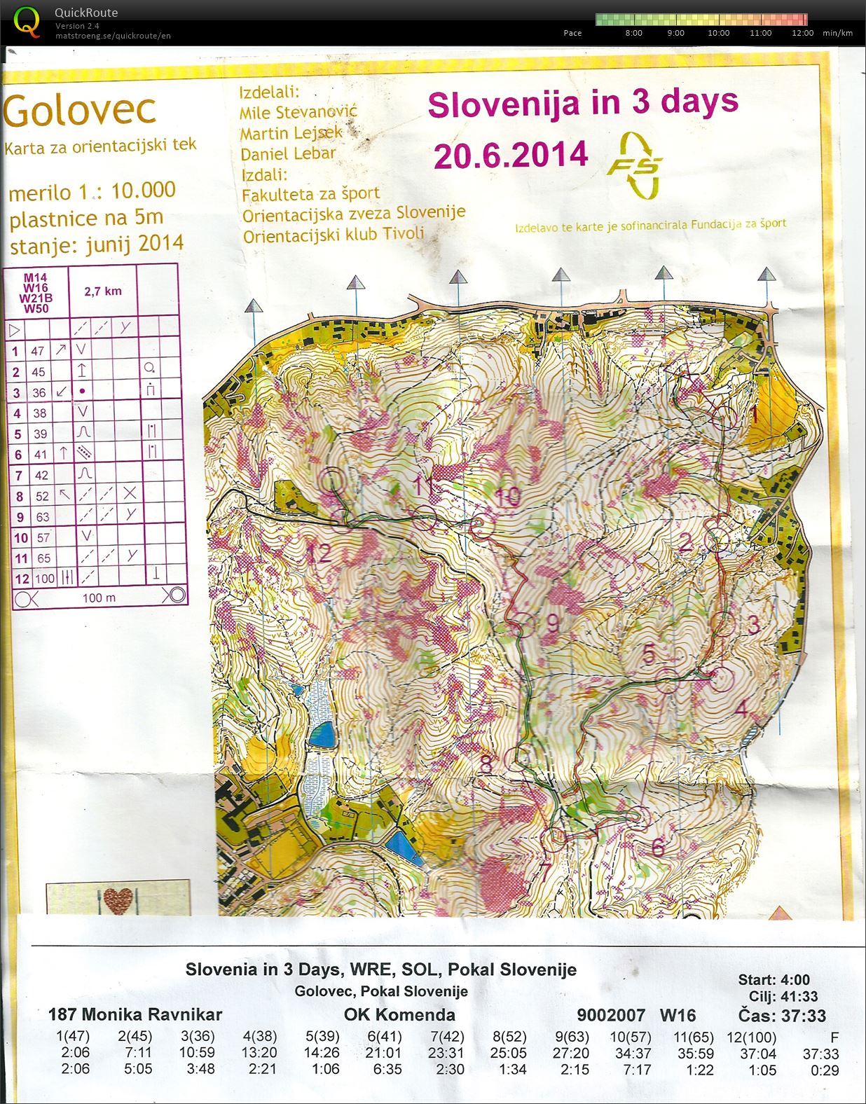 Slovenia in 3 days- 1 dan (20. 06. 2014)