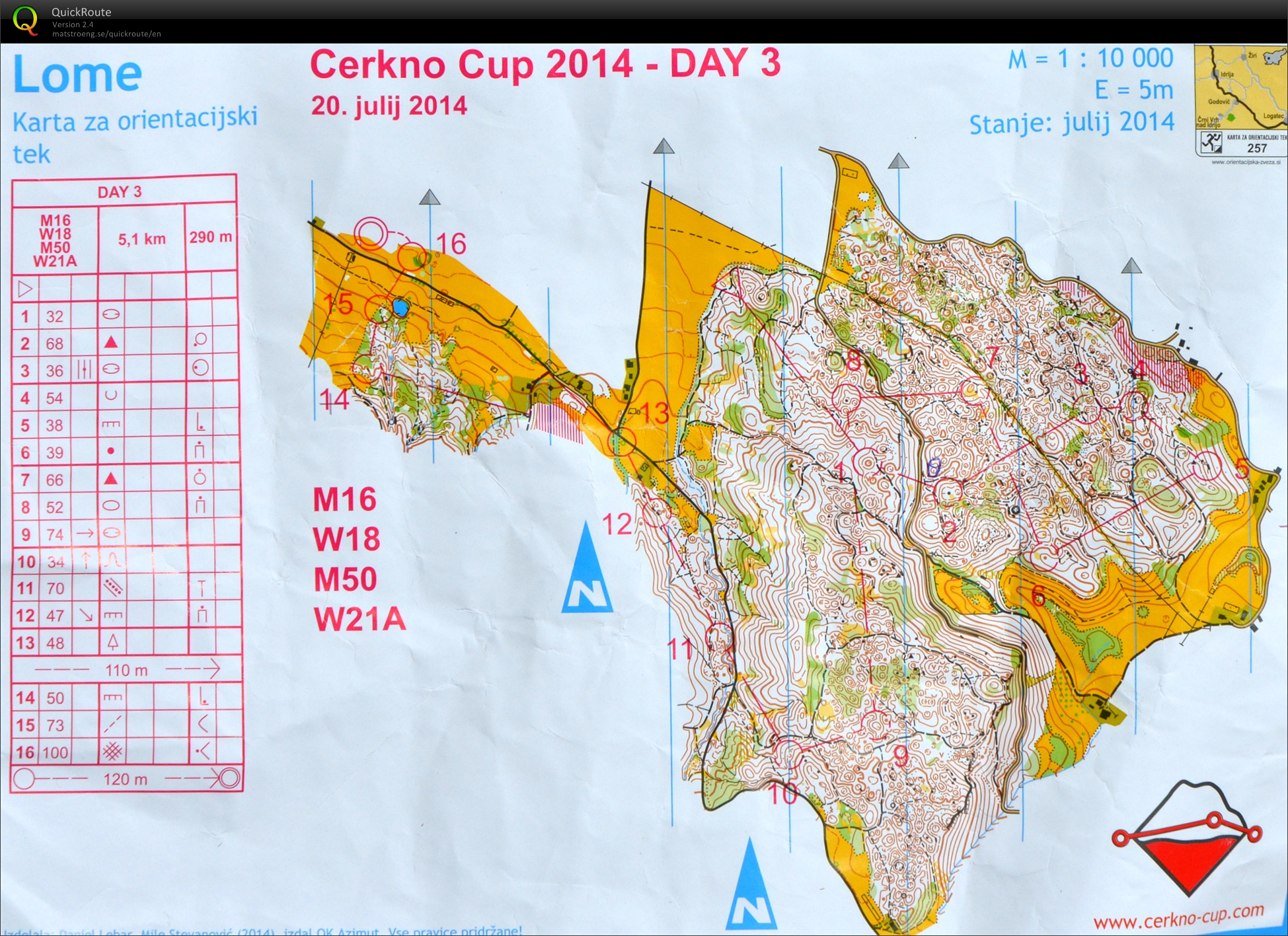 Cerkno Cup 3. dan (20. 07. 2014)