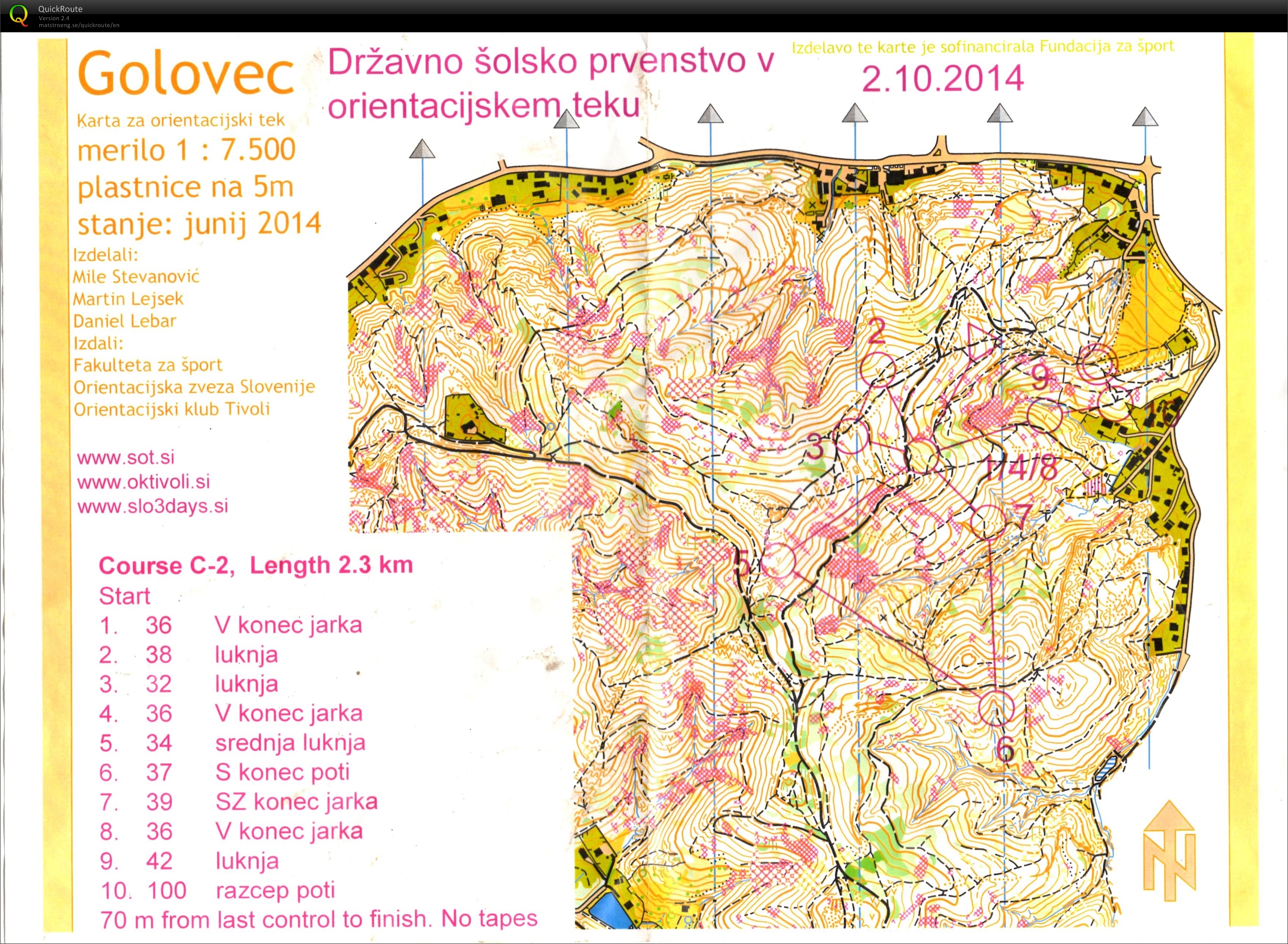 DP ŠOLSKO 2014 (02. 10. 2014)