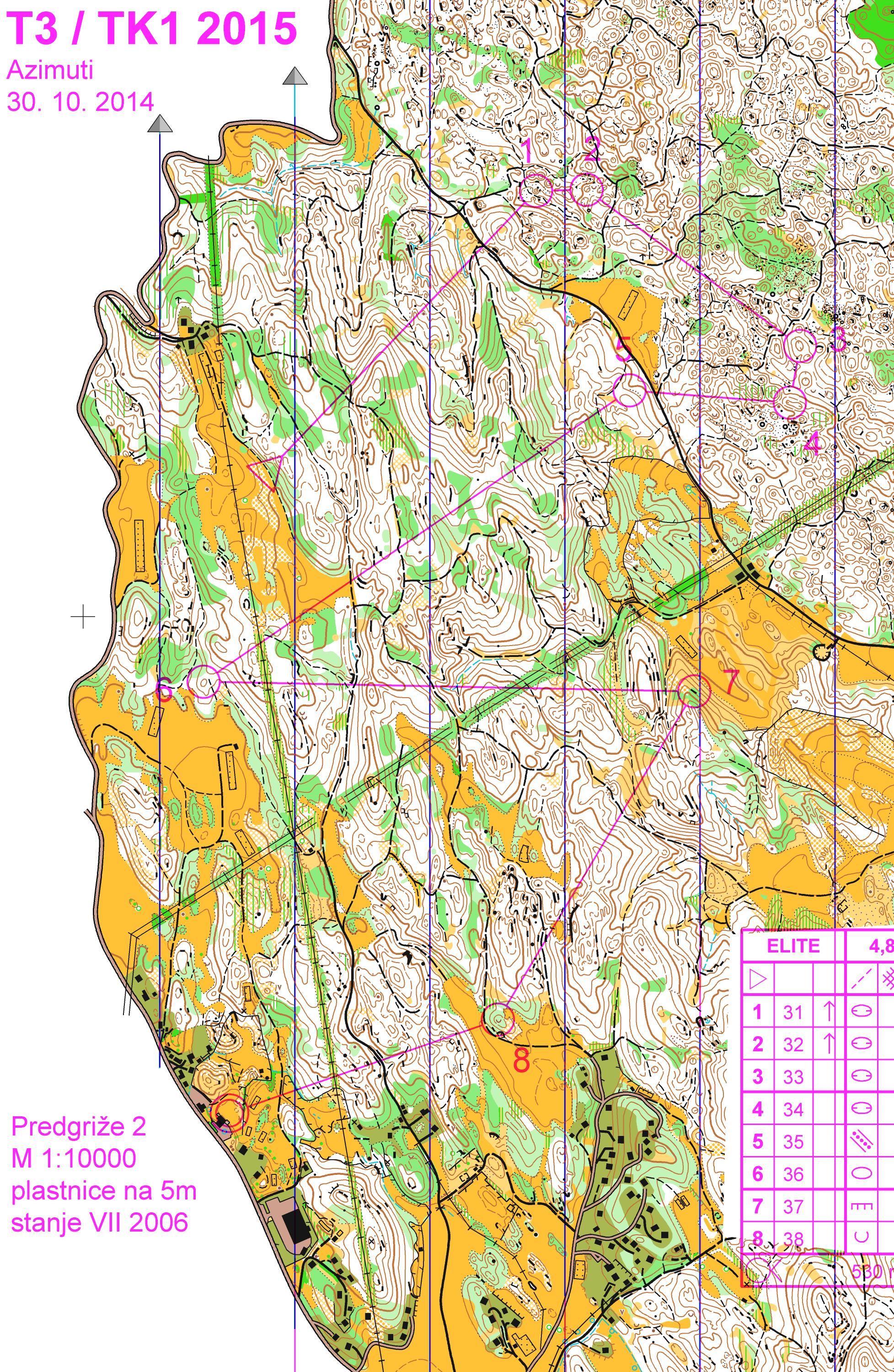 TK1 - T3 - azimuti (brez oken) - ELITE (30. 10. 2014)