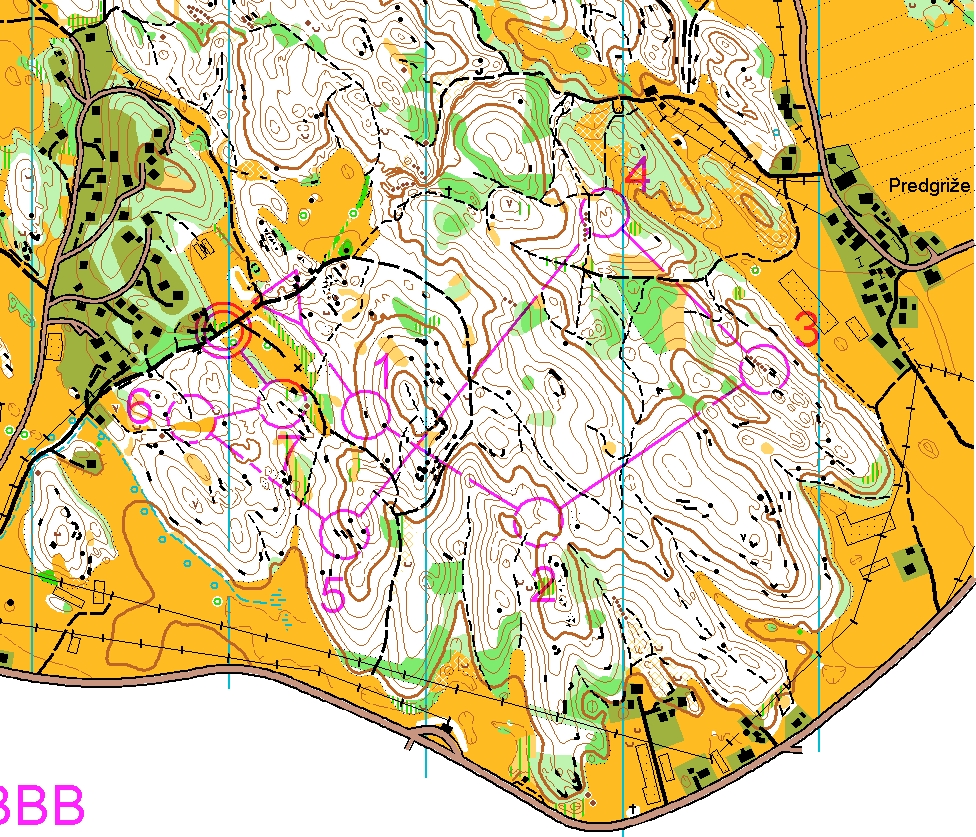 TK1 - T4 - one-man relay - BBB (31. 10. 2014)