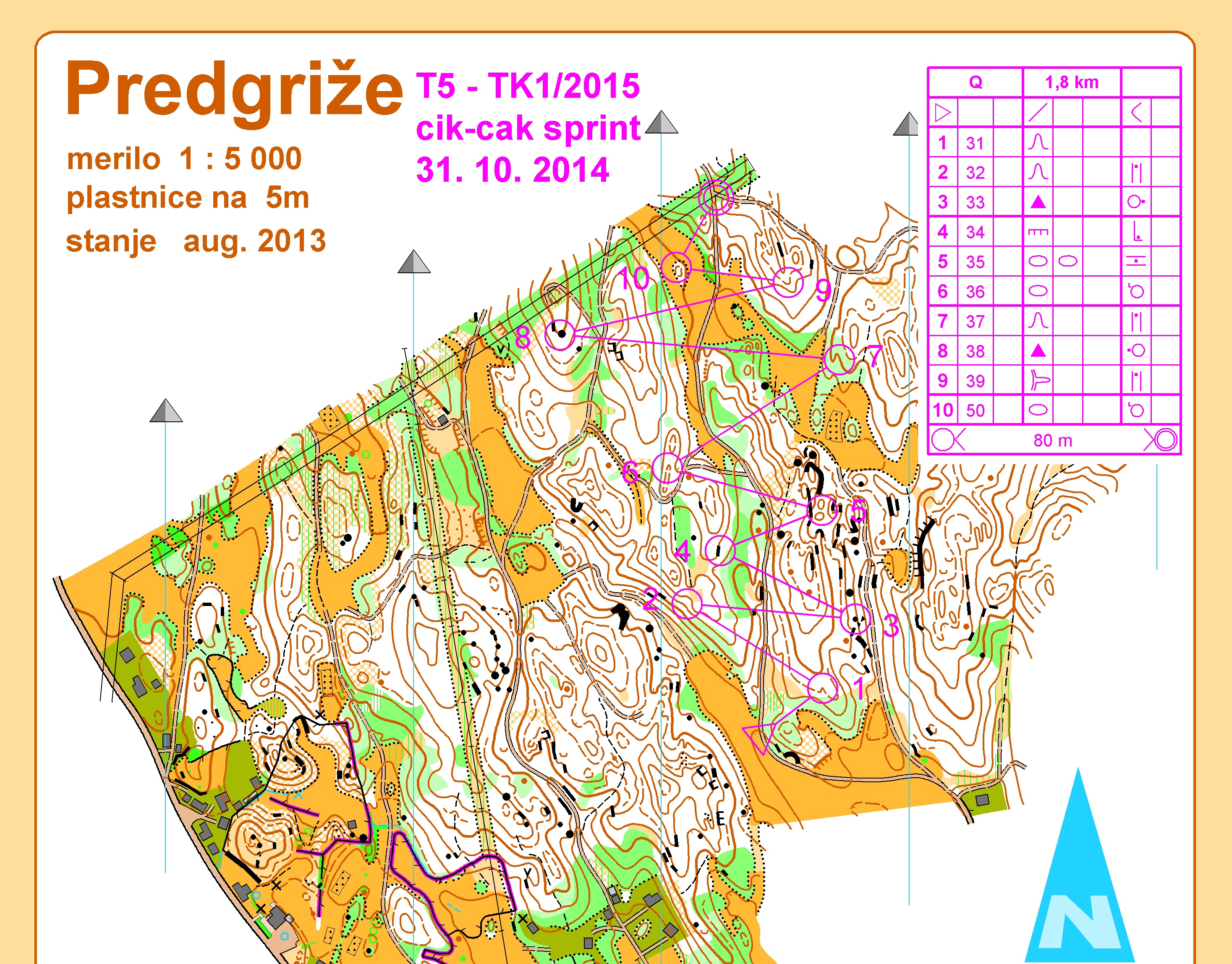 TK1 - T5 - cik-cak sprint - Q (31. 10. 2014)