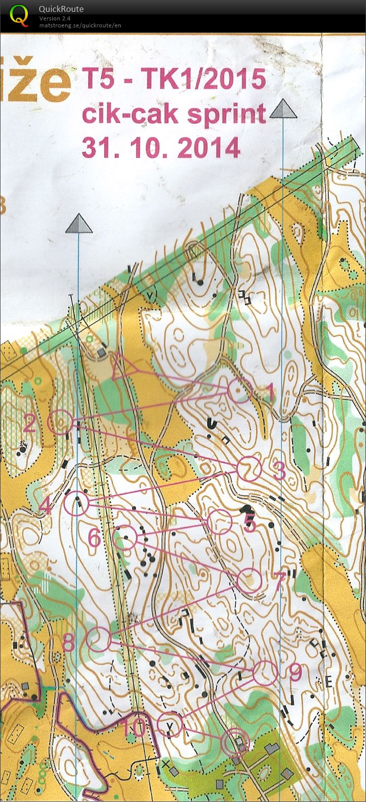 T5-TK1 cik-cak sprint finale (31. 10. 2014)